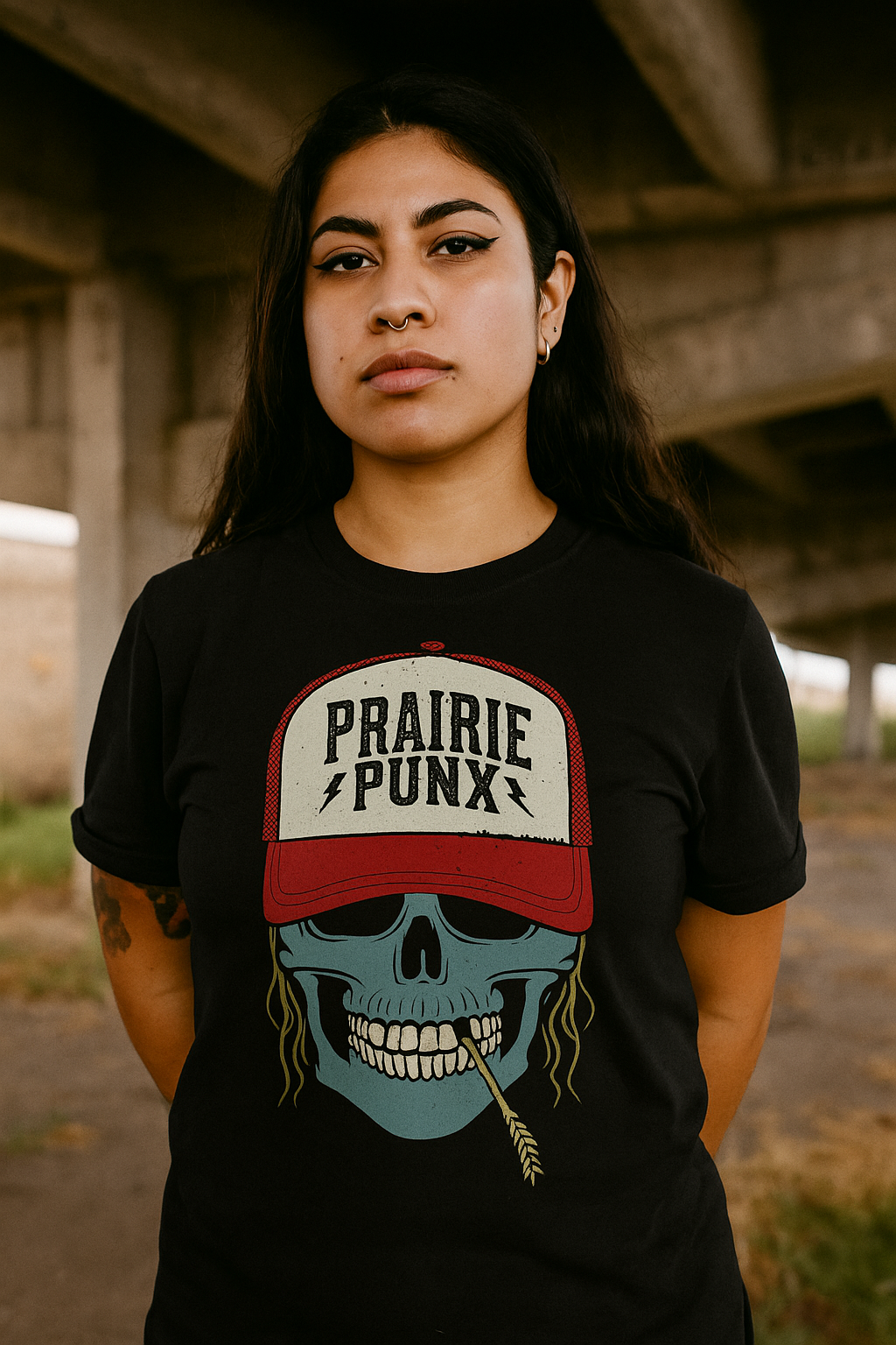 Prairie Punx Skull Classic Tee