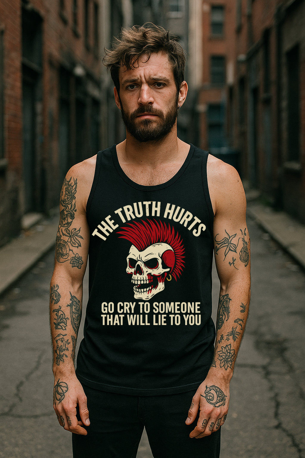 Men’s Premium The Truth Hurts Tank Top