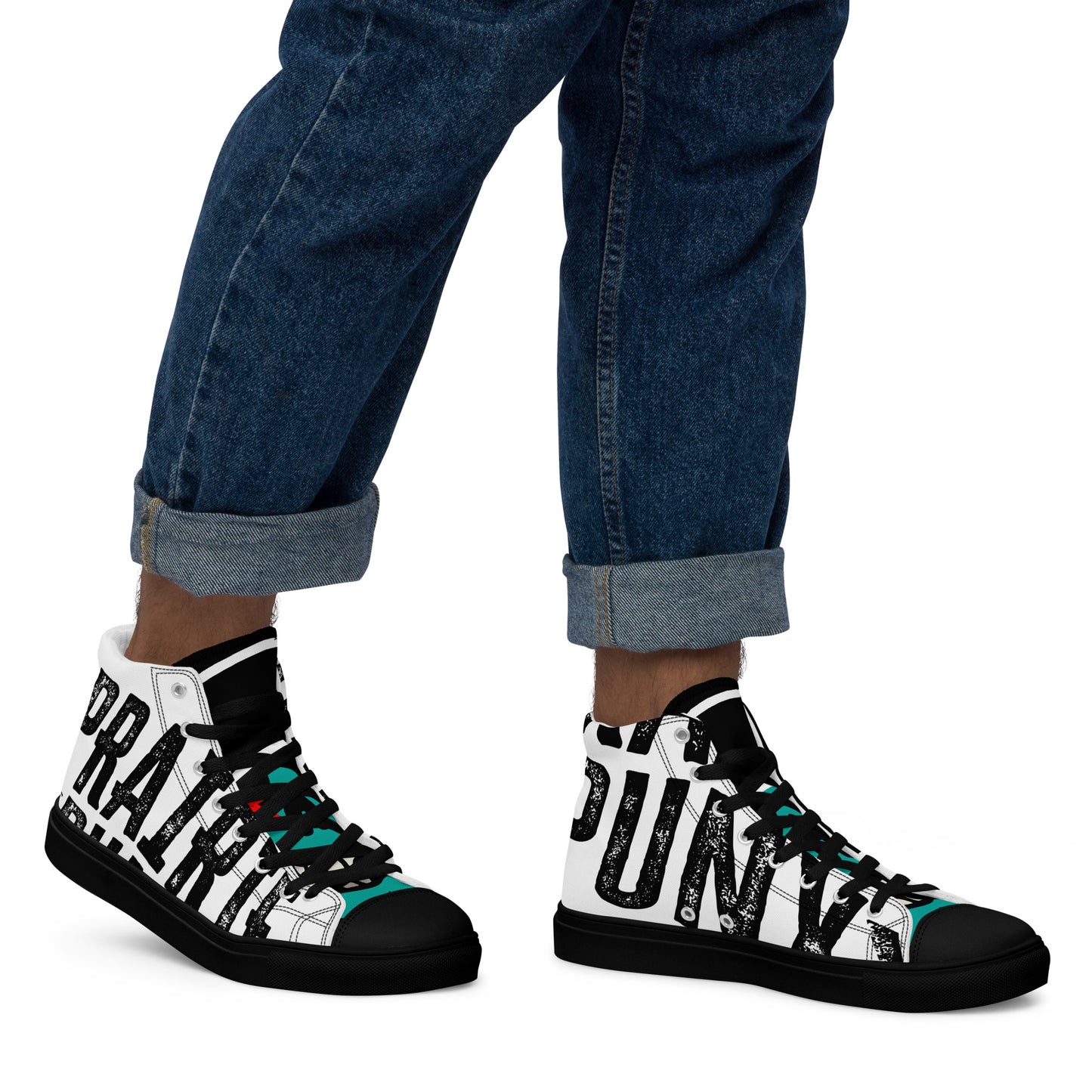 Prairie Punx Men’s High Top Canvas Shoes