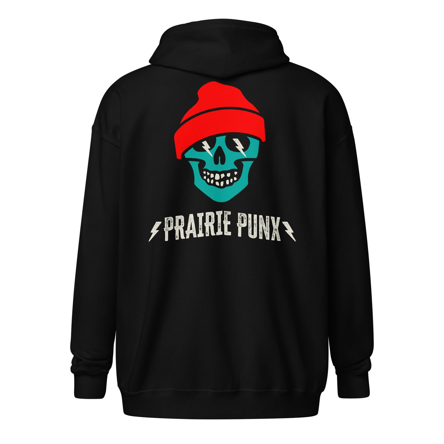 Prairie Punx Stacked Logo Zip hoodie