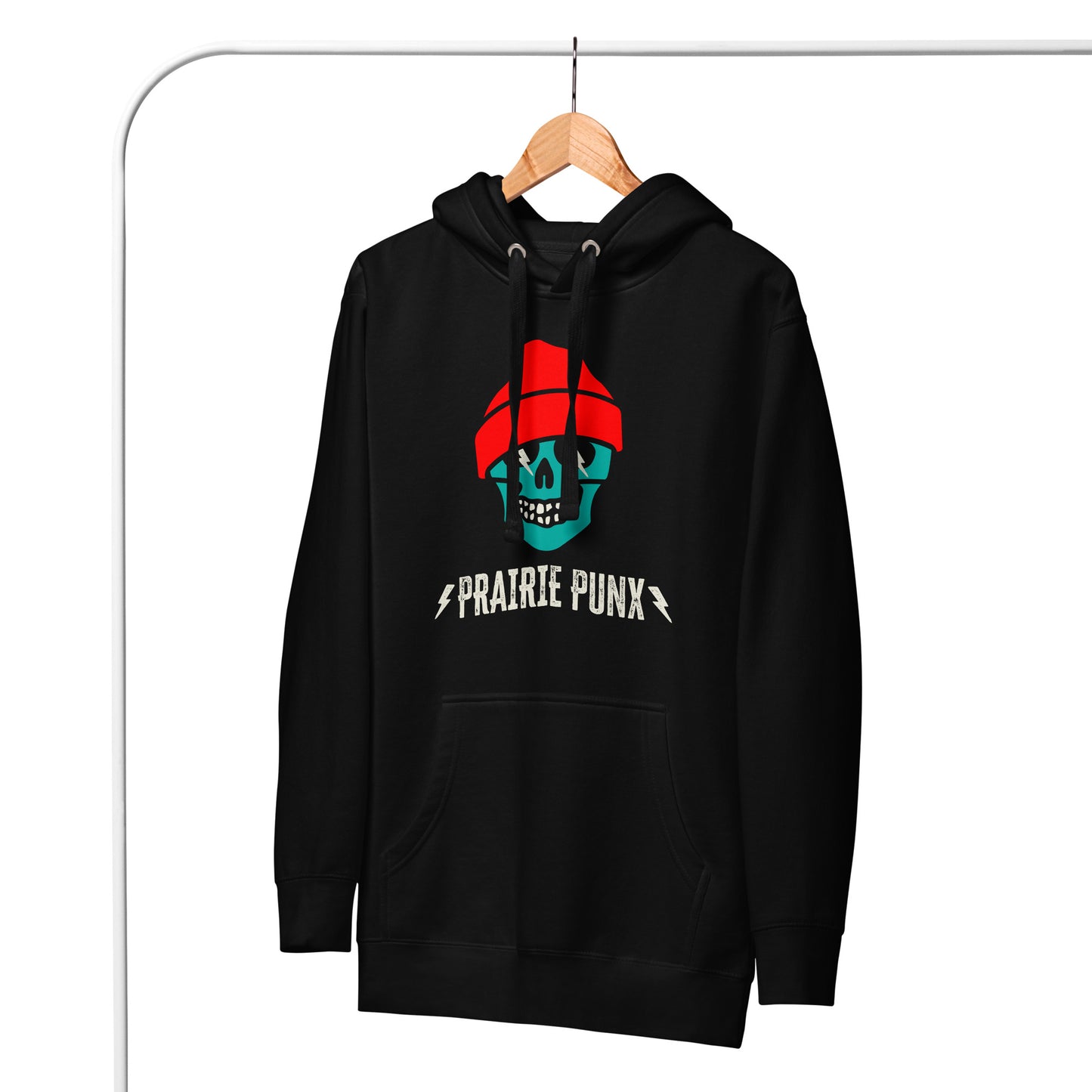 Prairie Punx Stacked Logo Hoodie