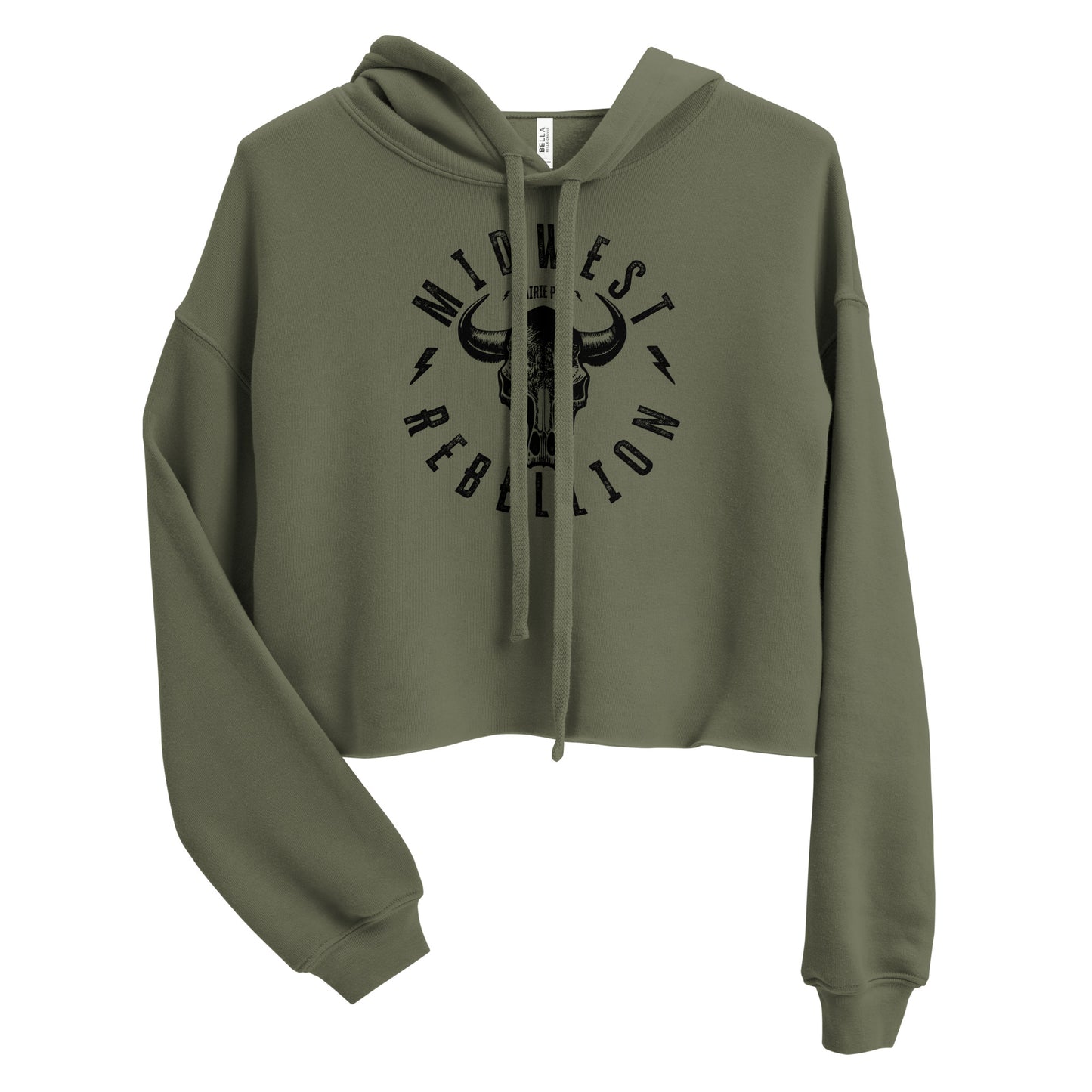 Midwest Rebellion Crop Hoodie