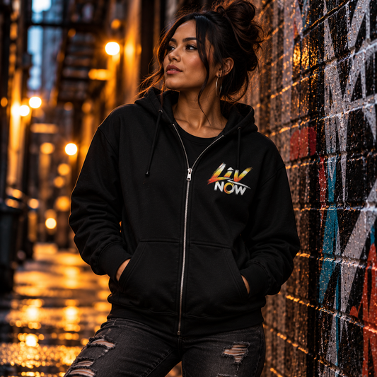 LivNow Heavy Blend Zip Hoodie
