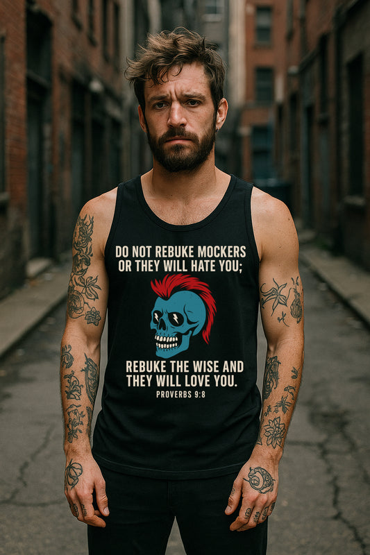 Men’s Premium Rebuke the Wise Tank Top