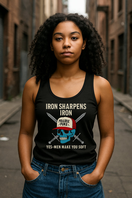Men’s Premium Iron Sharpens Iron Tank Top