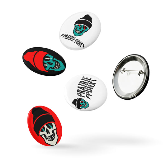 Set of pin buttons